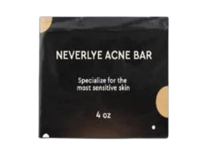 NEVERLYE  BLACK ACNE SOAP