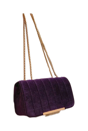 SUEDE GLAM HANDBAG